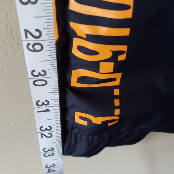 Adidas quick dry mesh lined capri navy & orange - Picture 8 of 8